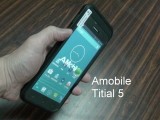 Amobile Titian5 Android 5.5�T ���֤߱��X�L�I�� Barcode Portable Terminal
